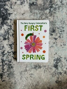 The Very Hungry Caterpillar First Spring - White & Green Children's Book